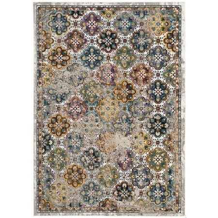 Safavieh Aria Square RugsBeige & Multi Color 6 ft.-5 in. x 6 ft.-5 in. ARA161E-6SQ